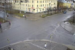 Перекресток улиц Пролетарская и Советов, Кондопога - веб камера
