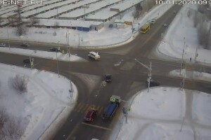 Зимняя улица, Нижневартовск - веб камера