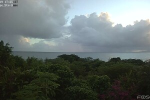 Панорамный вид на море, Гваделупа - веб камера