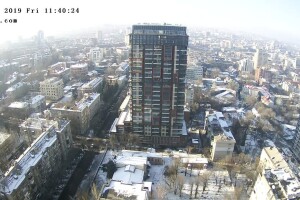Вид с ЖК Башни, Днепр, Украина - веб камера