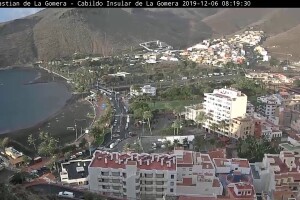 Панорама, Сан Себастьян де ла Гомера, Канарские острова - веб камера