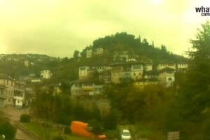 Вид на старый город, Гирокастра, Албания - веб камера