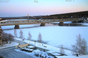 Мост Яткянкюнттиля, Рованиеми, Лапландия - веб камера