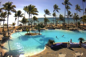 Отель Андилана, бассейн, Мадагаскар - веб камера