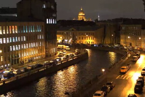 Набережная канала Грибоедова, Санкт-Петербург - веб камера