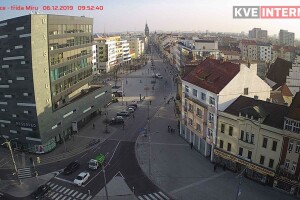Улица Třída Míru, Пардубице, Чехия - веб камера