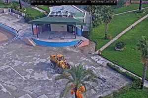 Территория отеля «Rodos Palladium», Калитея, Родос - веб камера