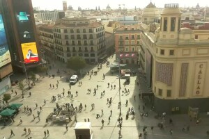 Площадь Кальяо, Мадрид, Испания - веб камера