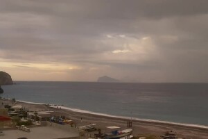 Пляж Канетто (Canneto beach), Липари, Италия - веб камера